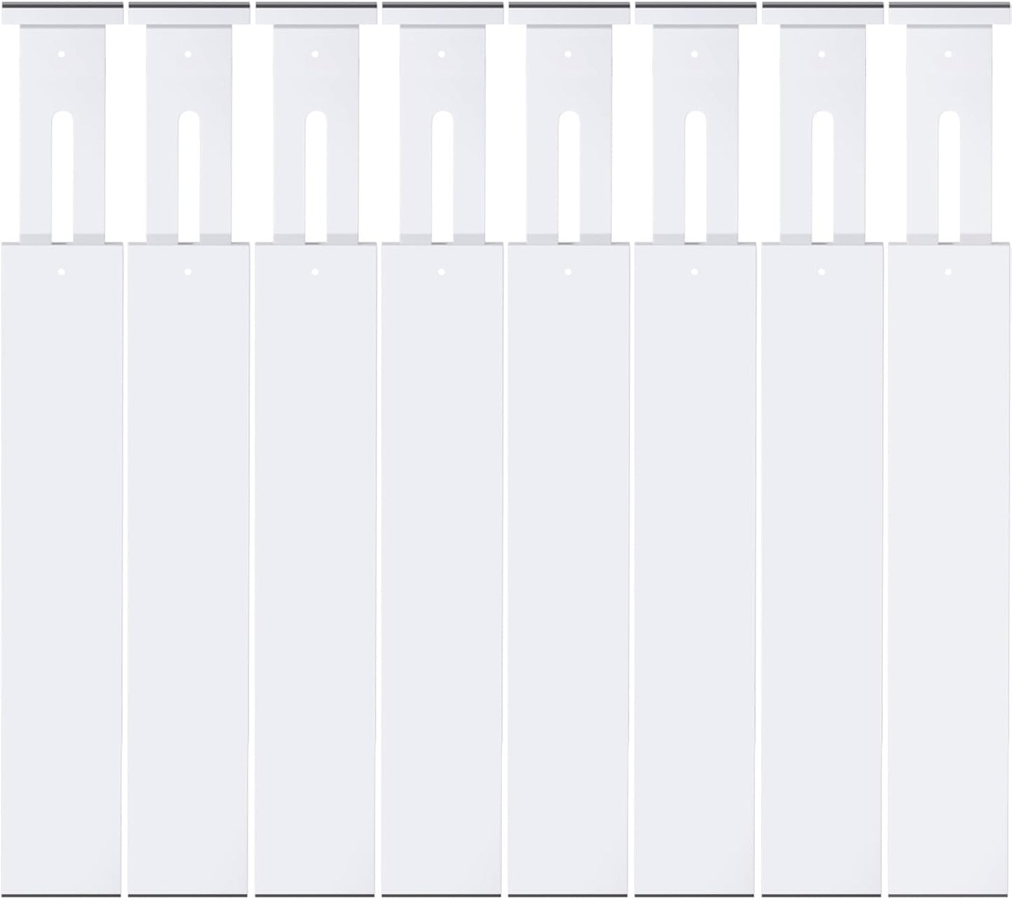 4-Pack Adjustable Bamboo Drawer Dividers, 12–17" for Kitchen, Closet, Dresser, Bedroom & Office Organization