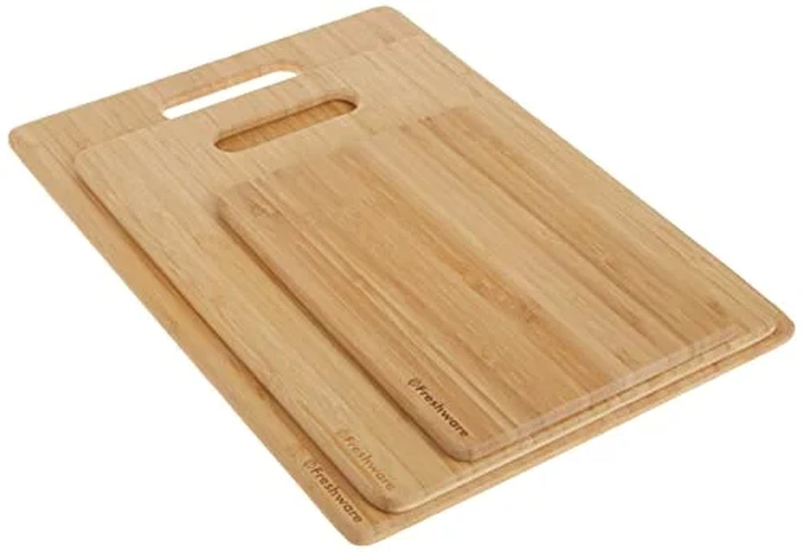 Bamboo Cutting Boards, Set of 3