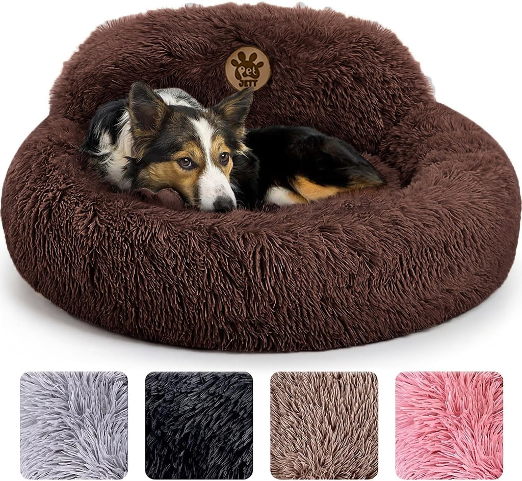 Calming Dog Bed for Small to Large Dogs Soft Donut Bed