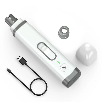 Rechargeable Dog Nail Grinder with LED Light