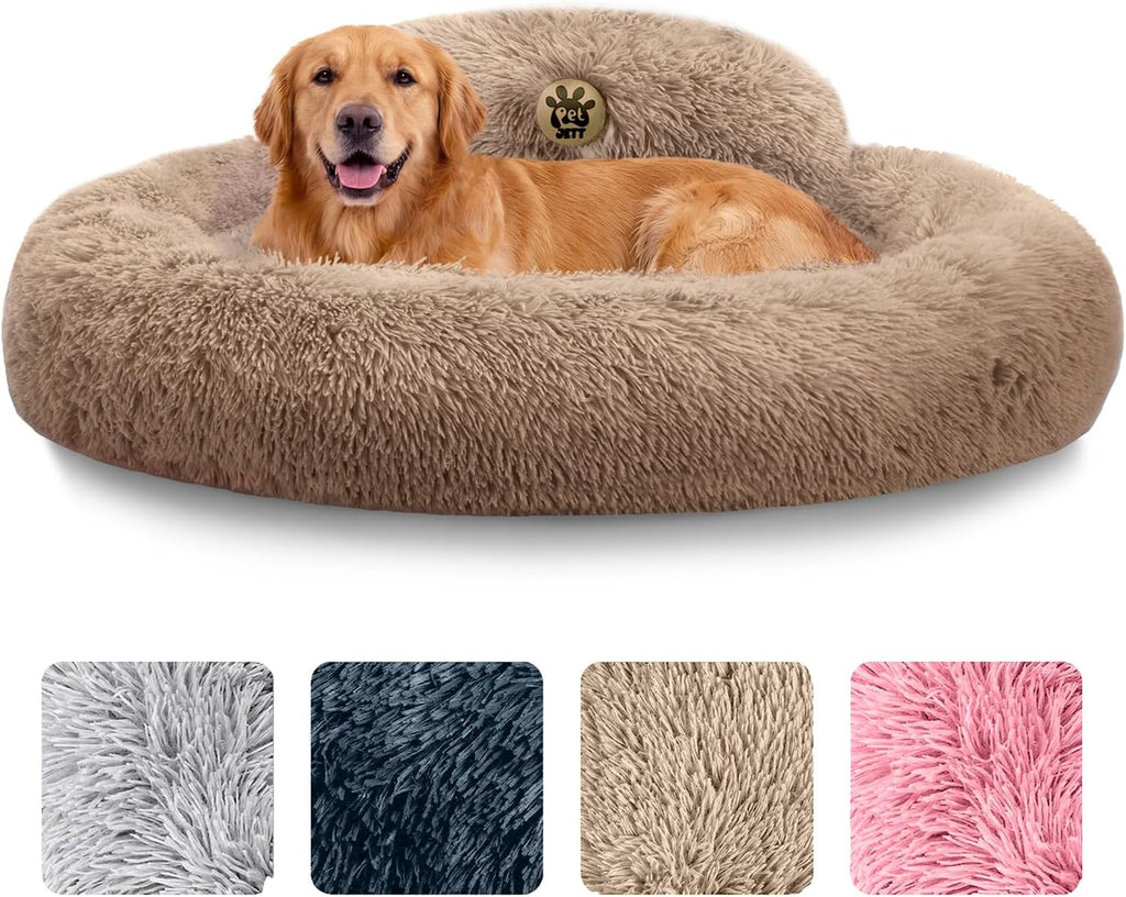 Calming Dog Bed for Small to Large Dogs Soft Donut Bed
