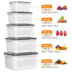 Fruit Storage Containers with Colander