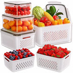 Fruit Storage Containers with Colander