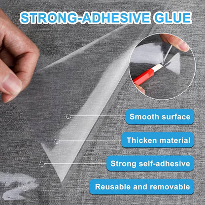Transparent furniture protector tape for cats scratching