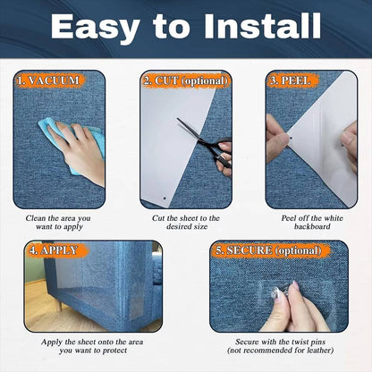 Self-adhesive cat training tape for sofa and furniture protection