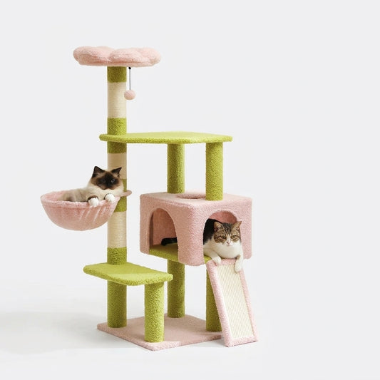 Flower cat tree