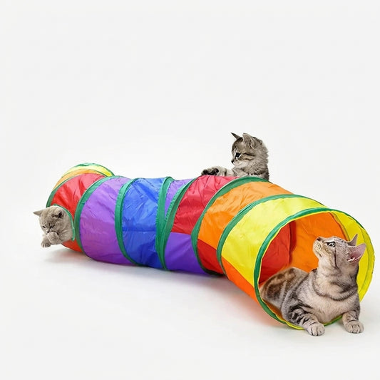 Collapsible cat tunnel