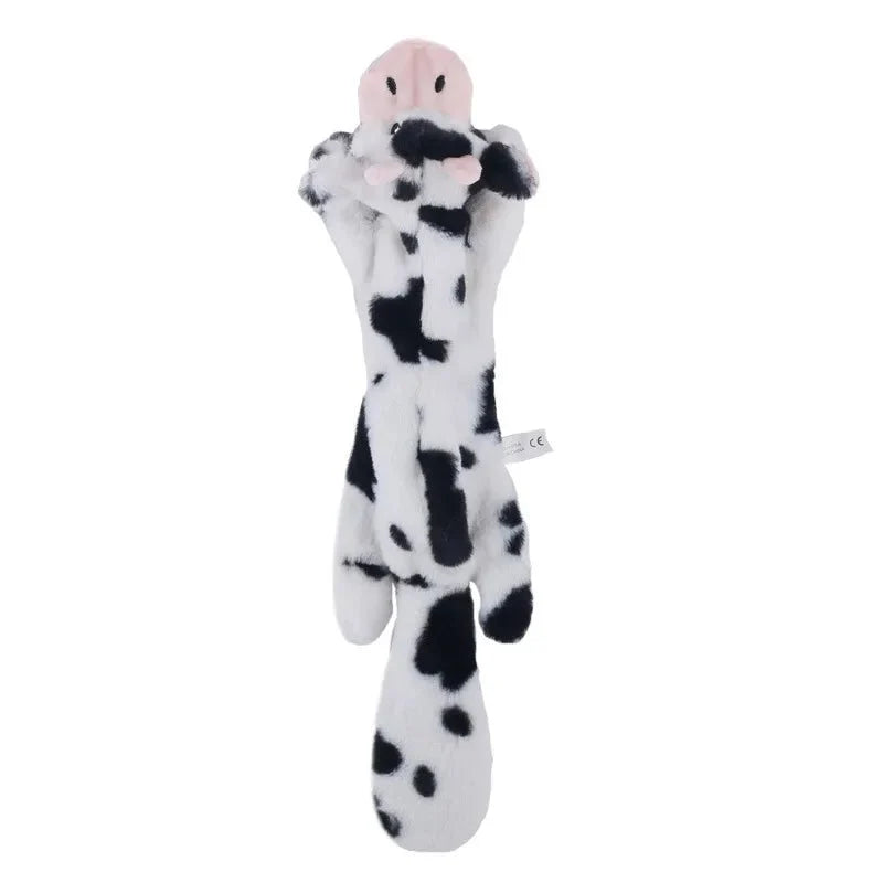 Soft squeaky dog toy for playtime and companionship