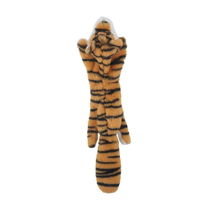 Fleece dog chew toy suitable for dogs of all sizes