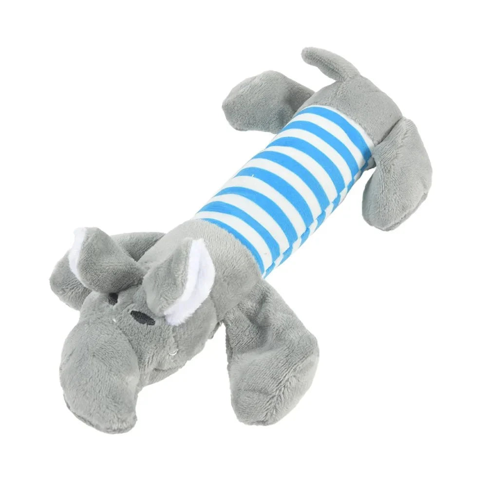 Lightweight squeaky dog toy for easy carrying
