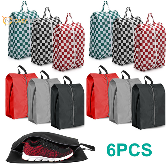 6 PCS Moisture Resistant Travel Shoe Bags Shoes Pouch Storage Packing Organizers