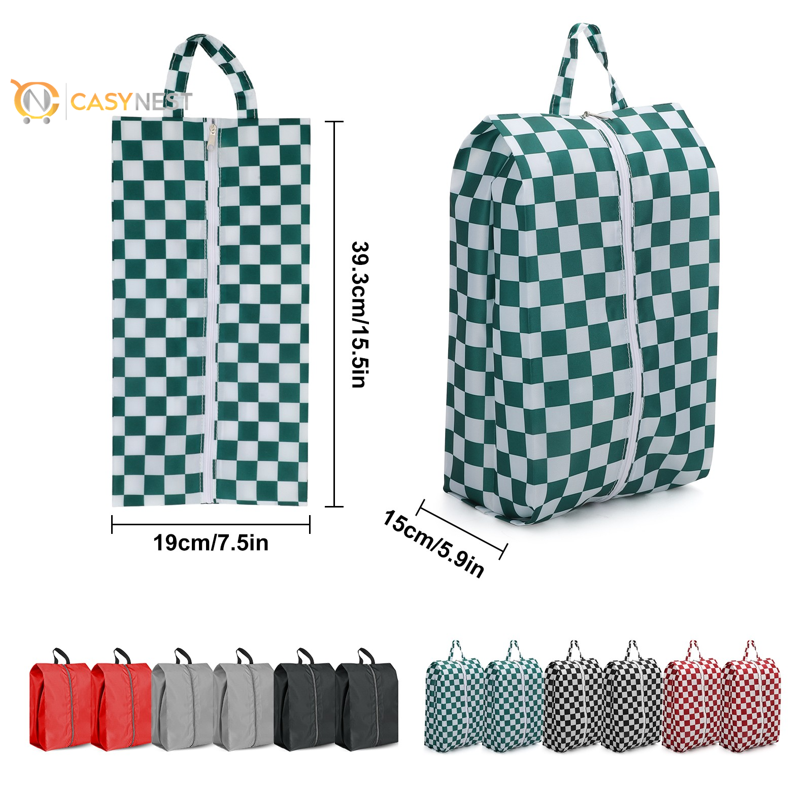 6 PCS Moisture Resistant Travel Shoe Bags Shoes Pouch Storage Packing Organizers