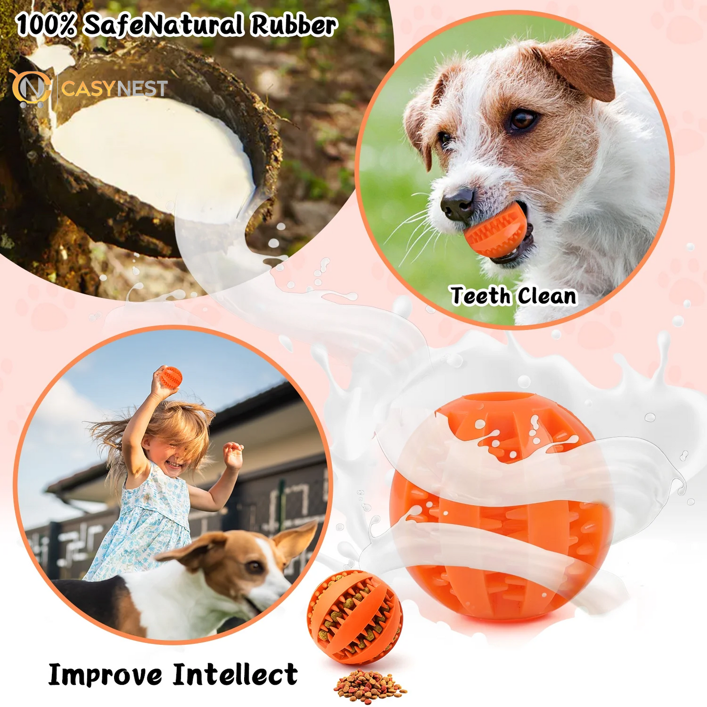 Dog Toys for Small Dogs ,10 Pack Puppy Chew Toys for Teething and Training with Plush Squeaky Toys, Treat Ball and Rope Toys to Keep Them Busy，White Dog