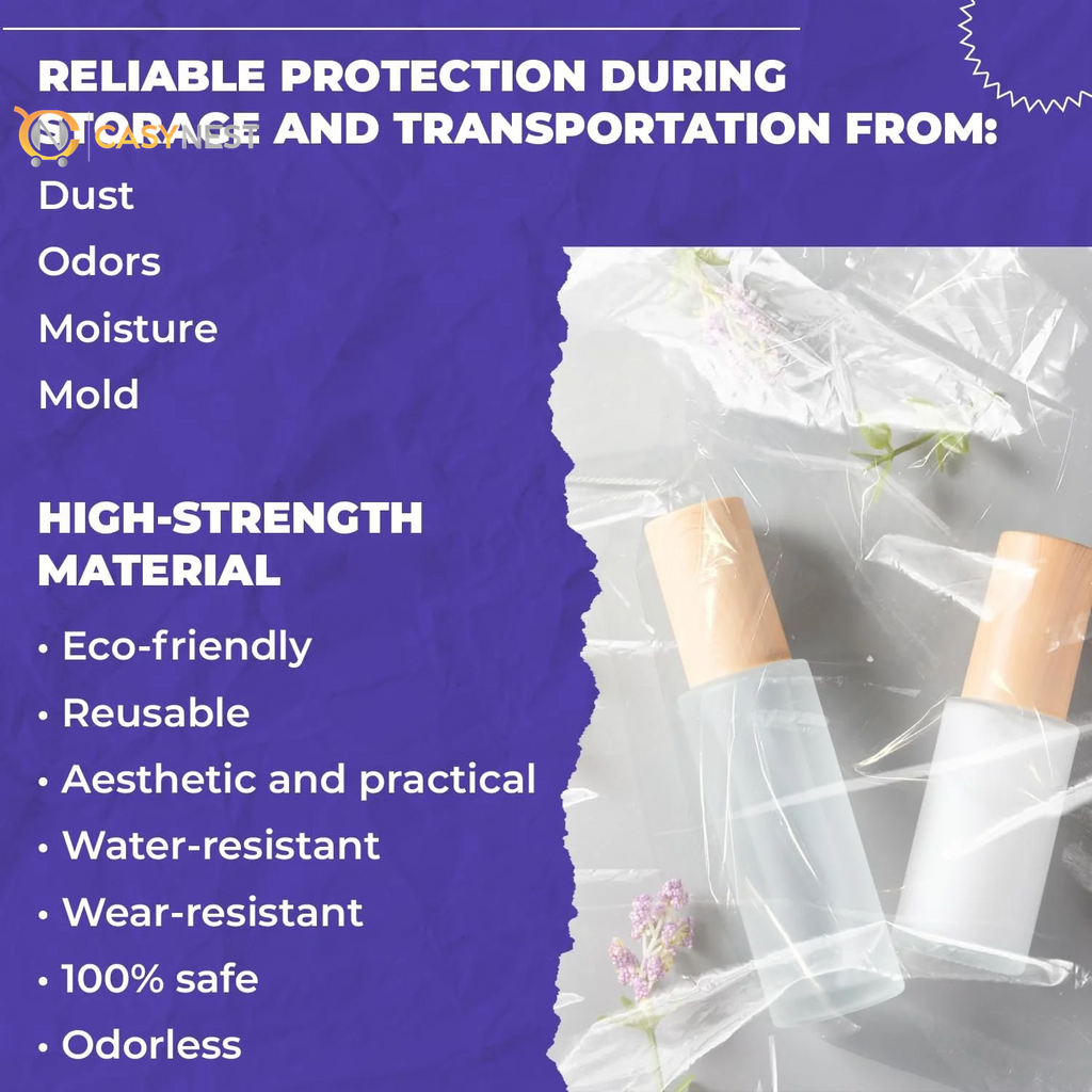 100-Pack Clear Drawstring Bags, 5 x 8 Inches – Waterproof 2 Mil Polyethylene Travel Bags for Shoes, Cosmetics & Toiletries